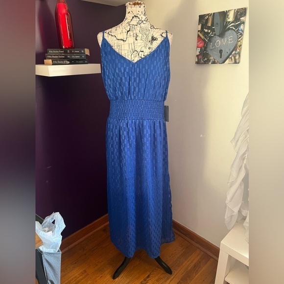 NSR Maxi Dress with Metallic Flecks NWT - Picture 1 of 10